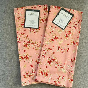 Threshold Pink Berries Handtowel Set